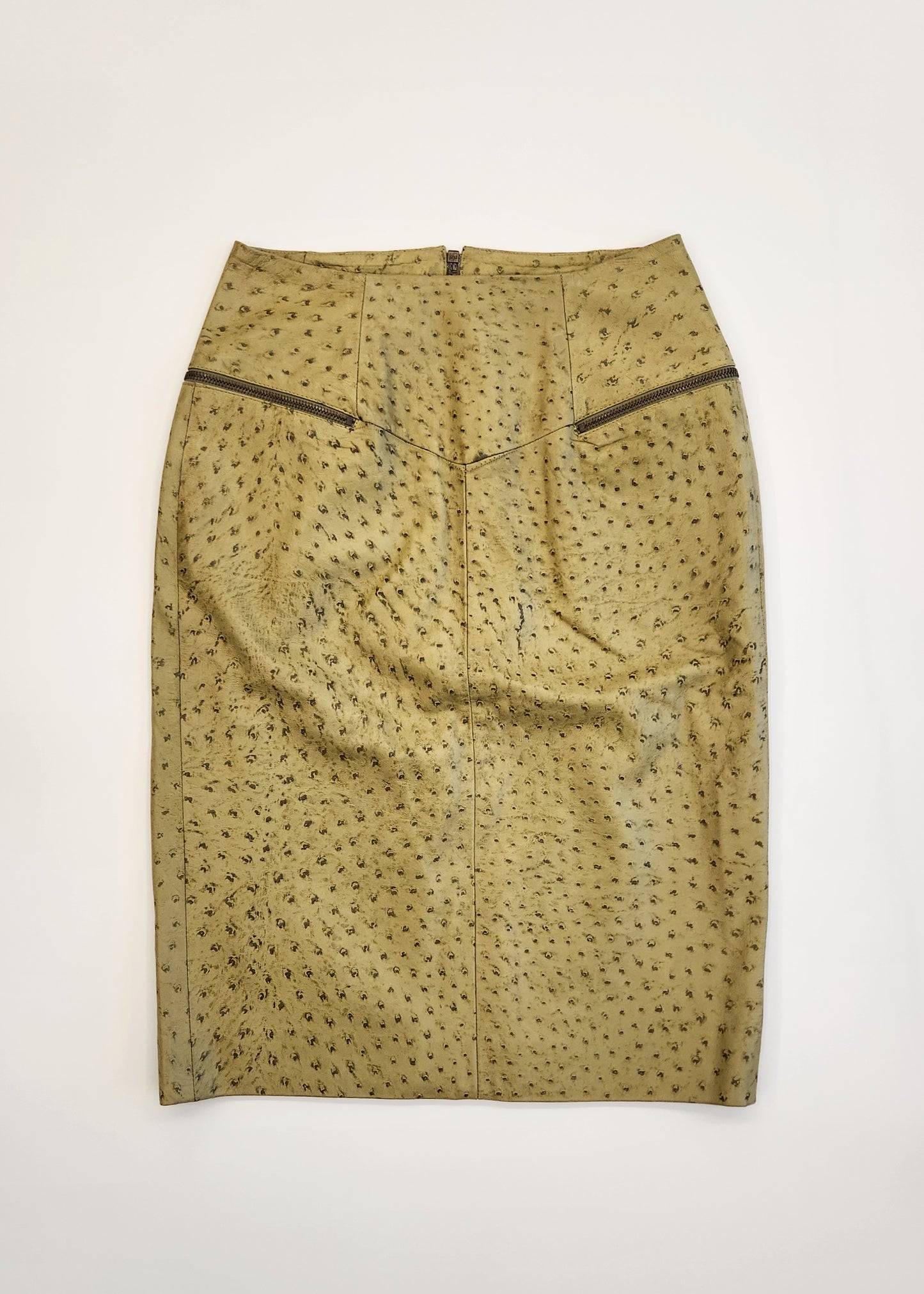 Christian Dior Leather Skirt by John Galliano