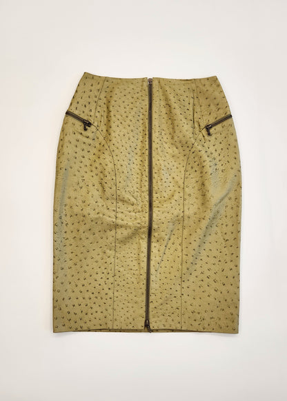 Christian Dior Leather Skirt by John Galliano