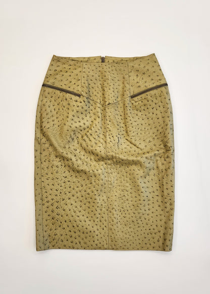 Christian Dior Leather Skirt by John Galliano