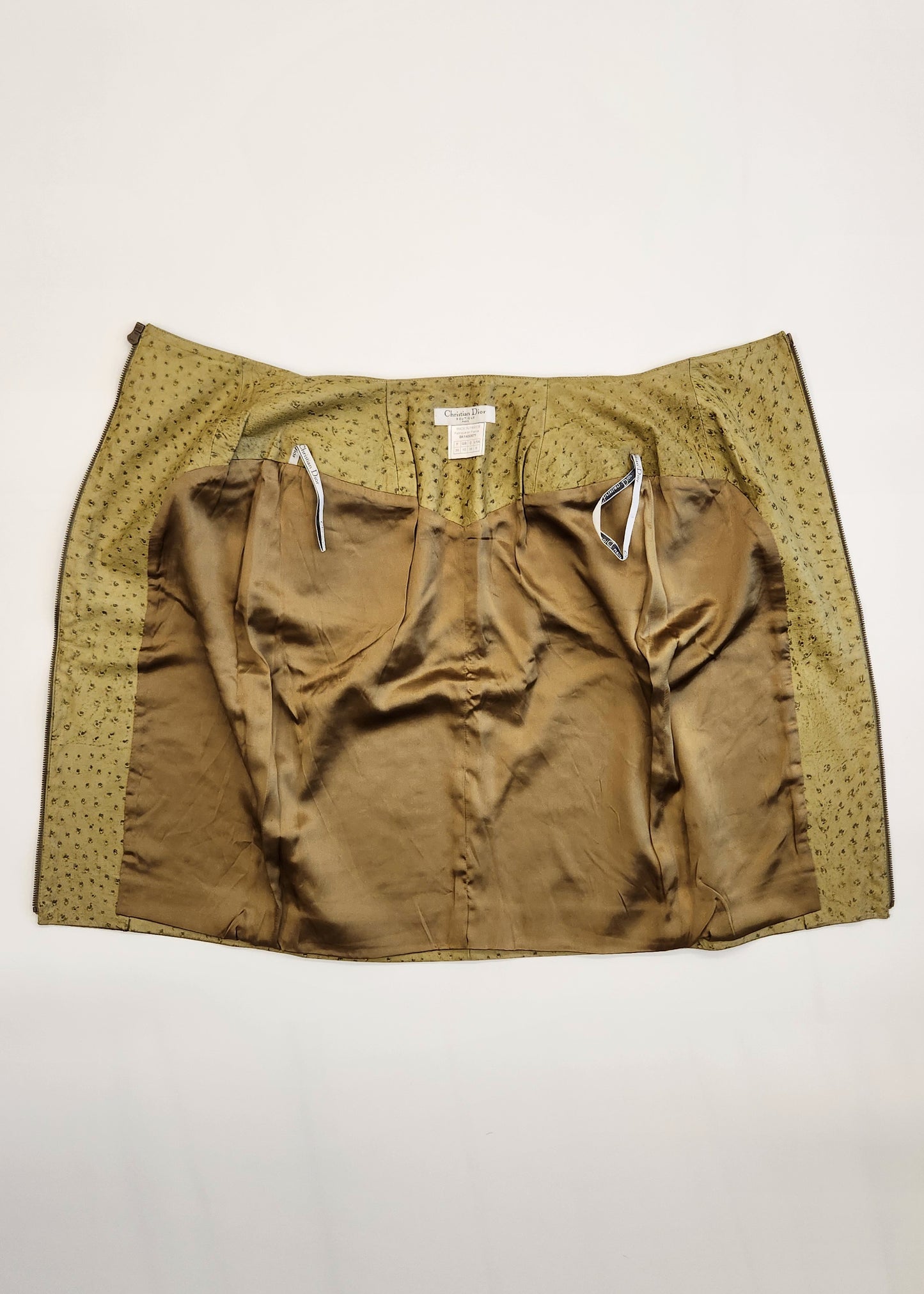 Christian Dior Leather Skirt by John Galliano