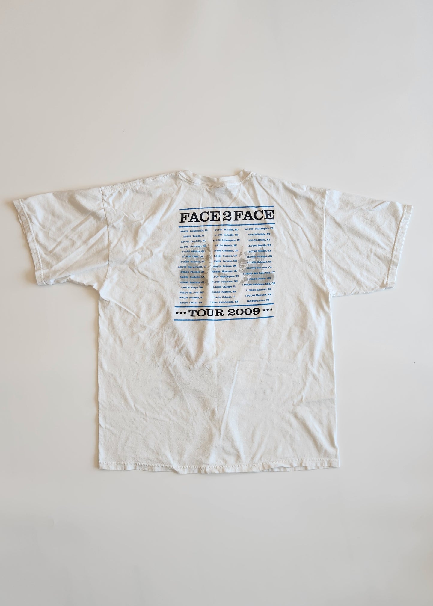 Face 2 Face 09s Tour Tee